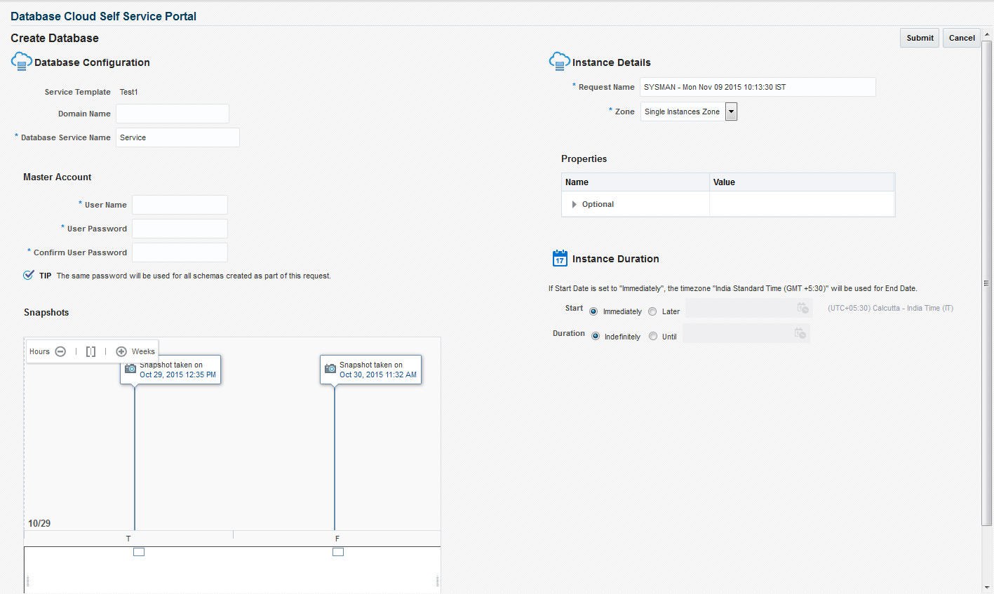 Create Database