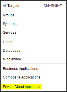 Image Targets Menu