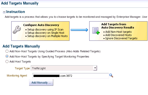 add targets manually