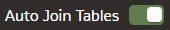 Přepínací tlačítko Automaticky spojovat tabulky