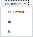 sprogliste til oversættelser