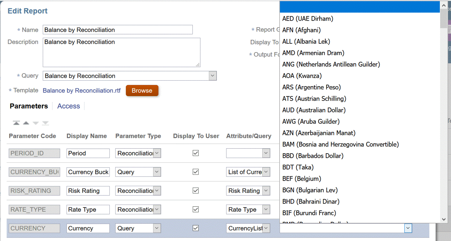 ParameterValueList