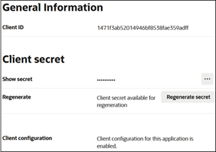Client-ID und Client Secret notieren