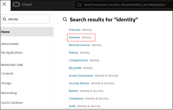 Domains suchen