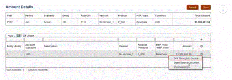 Bild mit Drillthrough-Landingpage.