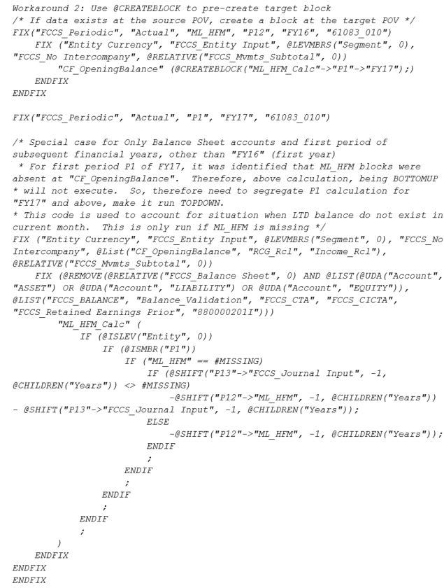 Workaround 2 für Datenblock