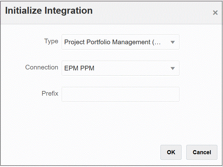 Das Bild zeigt die Seite "Integration initialisieren".