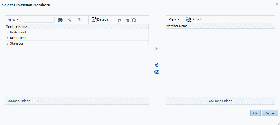 In diesem Dialogfeld können Sie einen Drilldown durchführen und die Elemente auswählen, die allen Regeln im Regelset zugewiesen werden sollen. In diesem Dialogfeld können Sie einen Drilldown durchführen und die Elemente auswählen, die allen Regeln im Regelset zugewiesen werden sollen.
