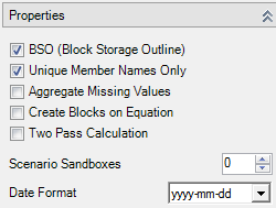 Imagen de la sección Propiedades del separador Configuración del panel de diseñador.