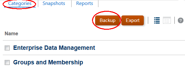 en el separador categorías, haga clic en seleccionar todo
