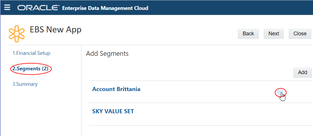 eliminar un segmento eliminar un segmento