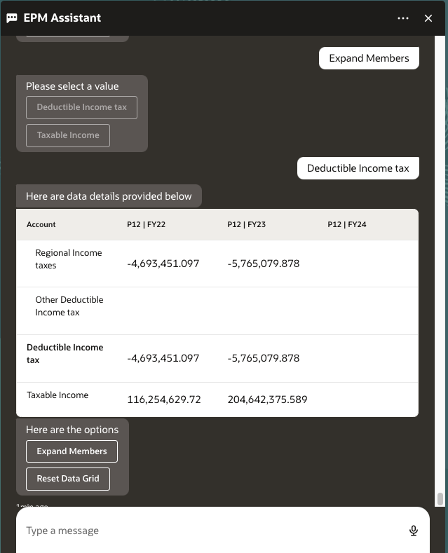 intenci&oacute;n obtener datos para expandir miembros