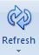 El icono Refrescar en Excel y PowerPoint tiene una flecha hacia abajo