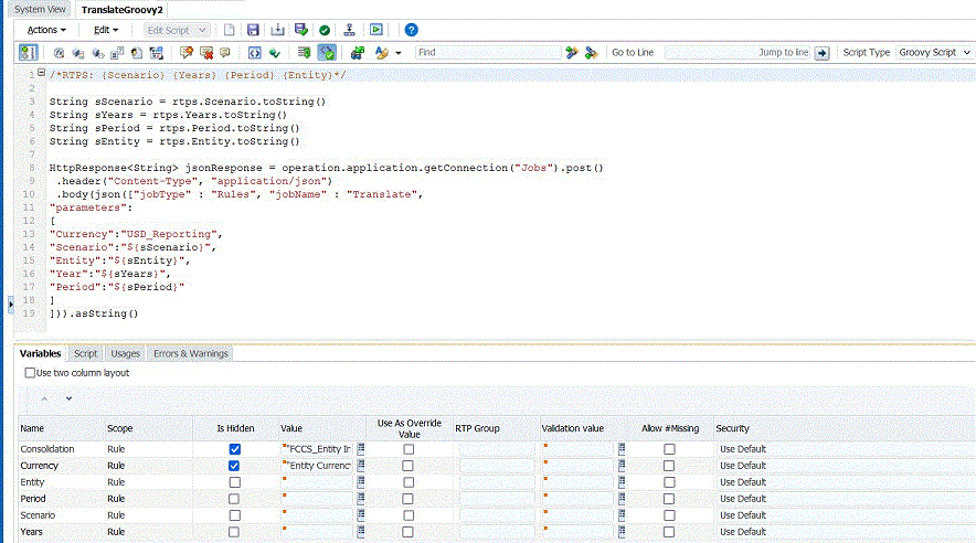 Ejemplo de script Groovy 2