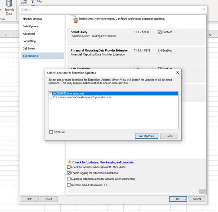 Asientos de Enterprise: obtener actualizaciones