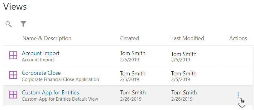 vue de l'application universelle