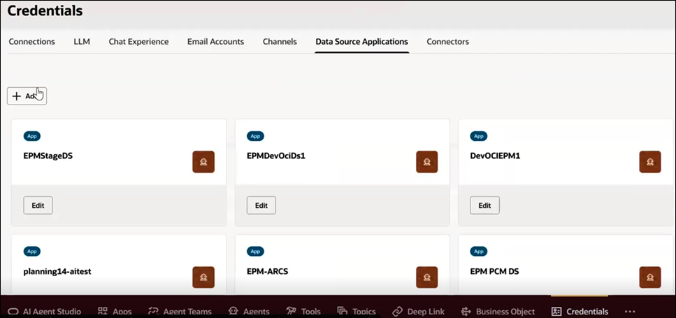 Cr&eacute;er une connexion de source de donn&eacute;es