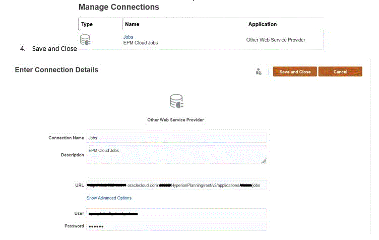 Création d'une connexion de type Autre fournisseur de services Web (Groovy)