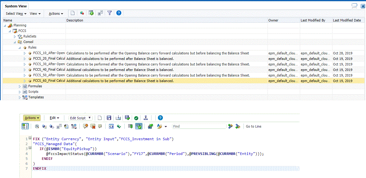 Exemple de fonction dans le calcul configurable