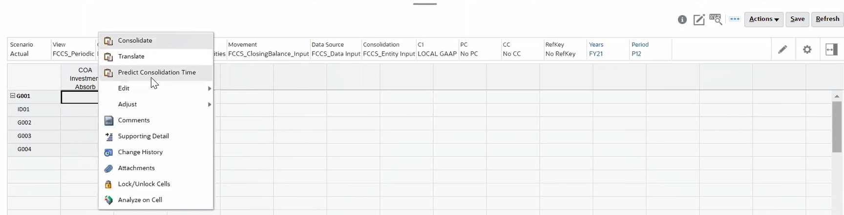 Formulaire Predict Consolidation Time