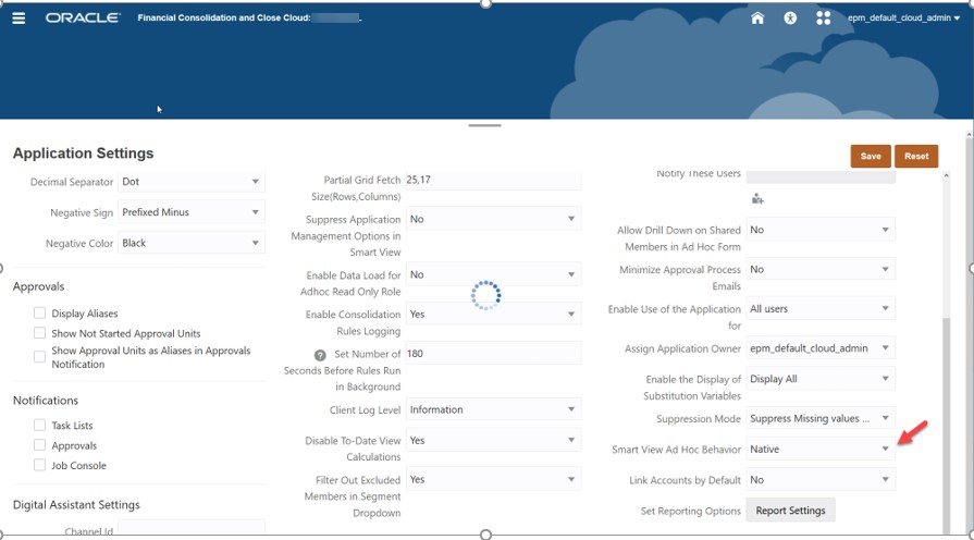 Consultation du paramètre Smart View