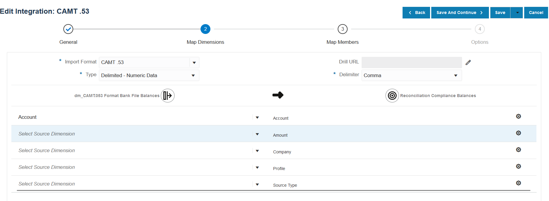 Image représentant la page Mapper les dimensions.