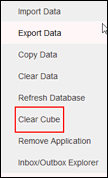 effacer le cube