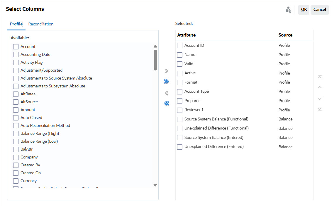 profileselcollist profileselcollist