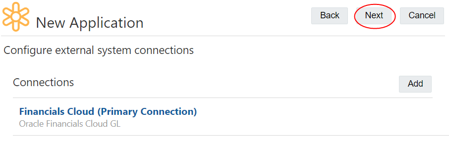 screenshot che mostra la schermata di connessione con il pulsante Avanti evidenziato