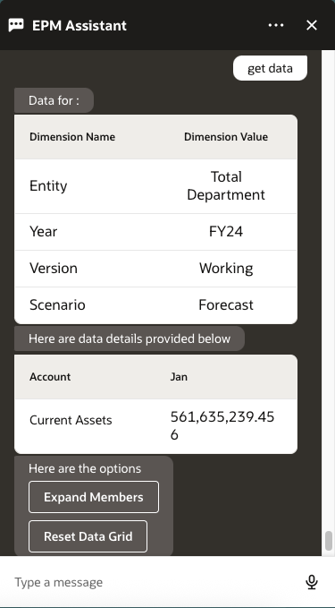 Intento get data (Recupera dati)