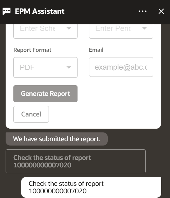 Stato del report (Planning)