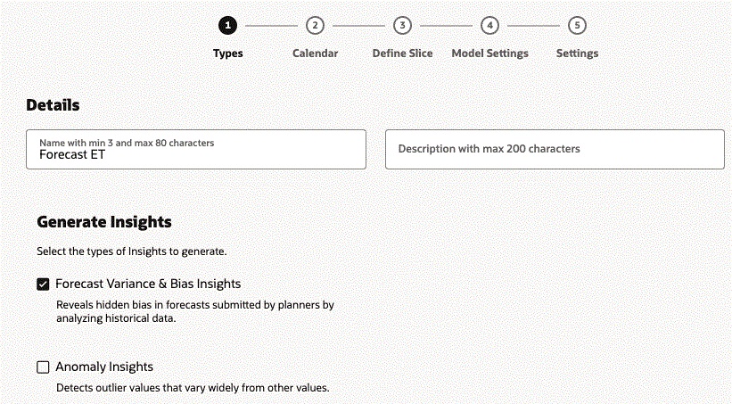 Seleziona tipi di approfondimento