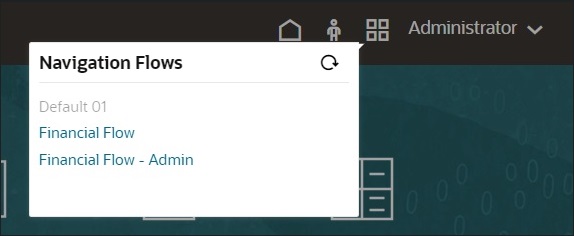 Posizione del menu Flussi navigazione