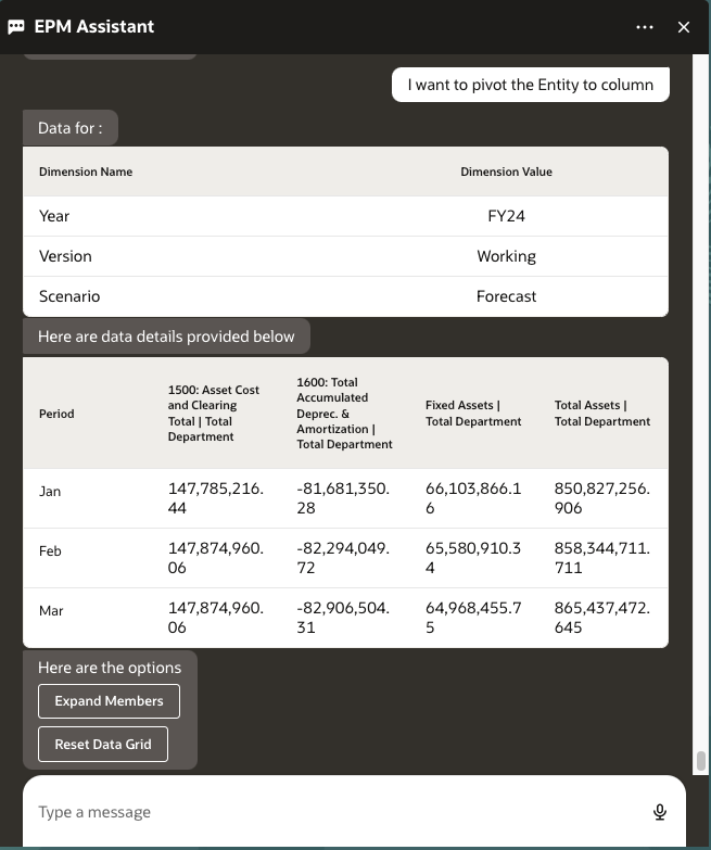 ディメンションを追加するためのデータの取得インテント