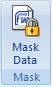 「データのマスク」ボタン