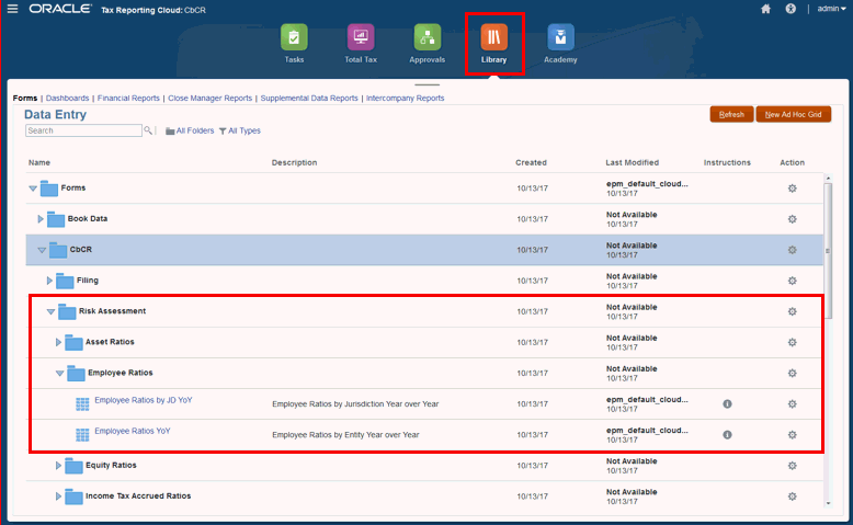 リスク評価のフォーム