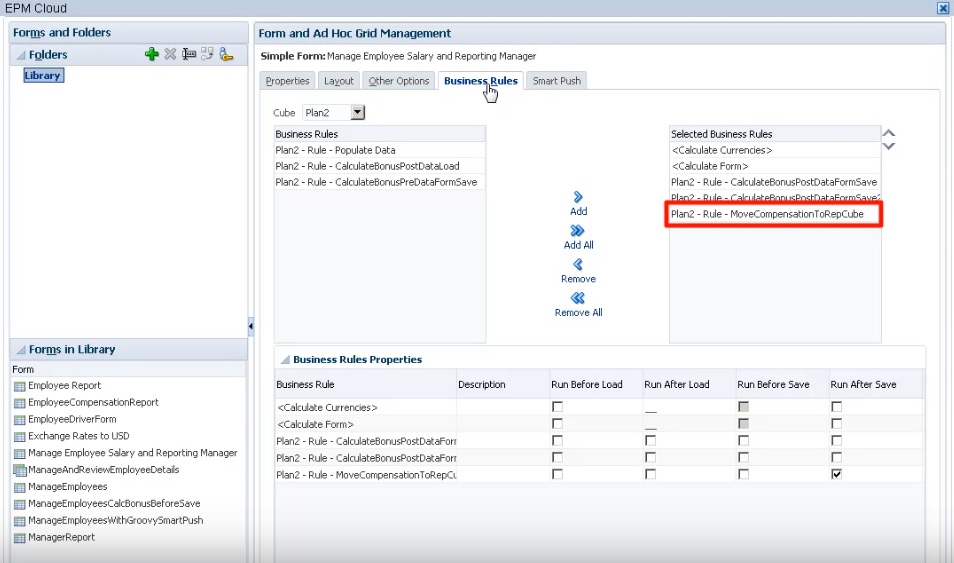 Groovy 규칙 양식과 연계