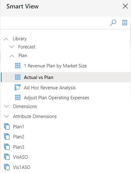 Beginpagina van Smart View