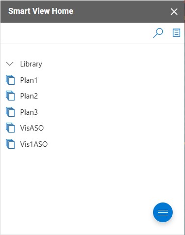 Beginpagina van Smart View