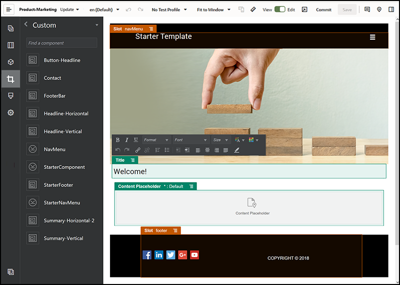 Design do modelo do site Design do modelo do site