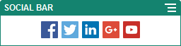 Componente de Barra de Redes Sociais