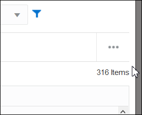 Contagem de Itens na Pesquisa de Transação