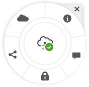 imagem do menu radial