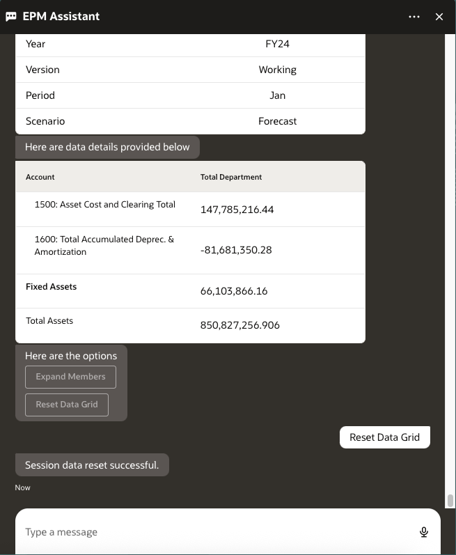 inten&ccedil;&atilde;o get data para redefinir uma grade de dados