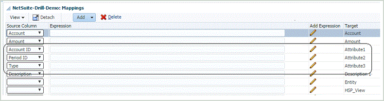 A imagem mostra a seção Mapeamento da tela Formato de Importação.