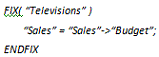 Exemplo de Fix do Essbase 5
