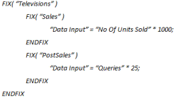 Exemplo de Fix do Essbase 7