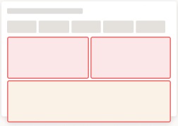 layout de dashboard com 3 Painéis