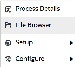 A imagem mostra as op&ccedil;&otilde;es no menu A&ccedil;&atilde;o.