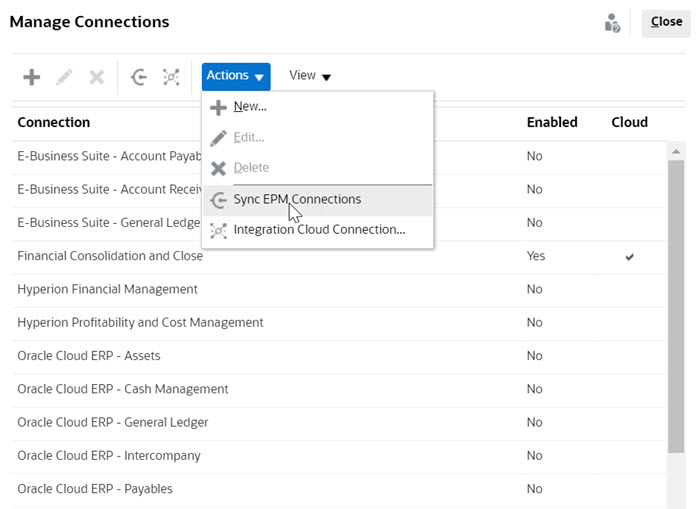 Gerenciar Conexões do Task Manager